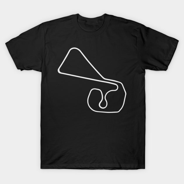 Sachsenring [outline] T-Shirt by sednoid